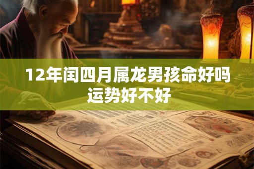 12年闰四月属龙男孩命好吗 运势好不好 12年闰四月属龙男孩命好吗 运势好不好