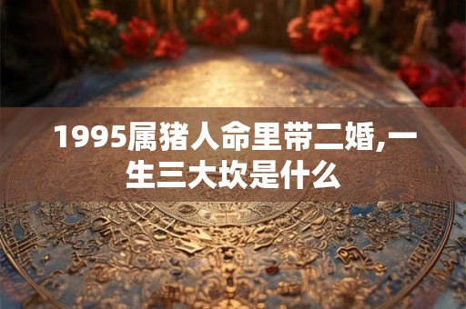 1995属猪人命里带二婚,一生三大坎是什么