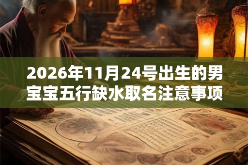 2026年11月24号出生的男宝宝五行缺水取名注意事项