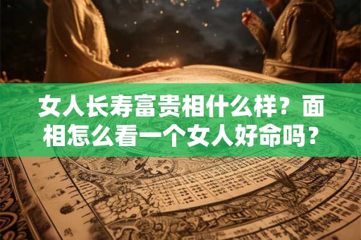 女人长寿富贵相什么样?面相怎么看一个女人好命吗? 女人长寿富贵相什么样?面相怎么看一个女人好命吗?