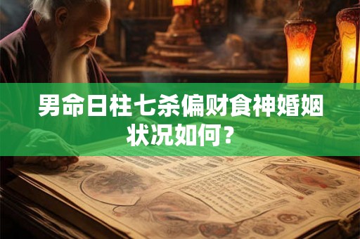 男命日柱七杀偏财食神婚姻状况如何？