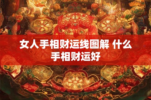 女人手相财运线图解 什么手相财运好