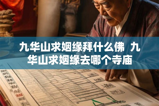 九华山求姻缘拜什么佛  九华山求姻缘去哪个寺庙