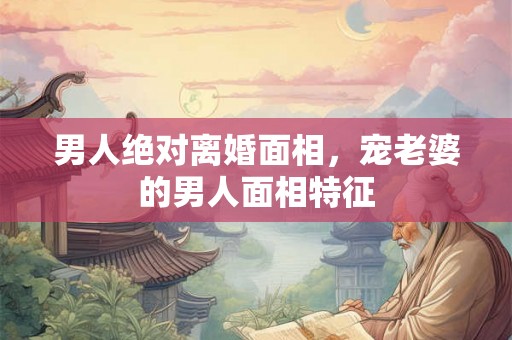 男人绝对离婚面相，宠老婆的男人面相特征