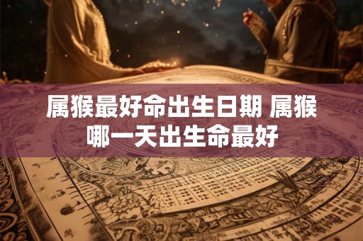 属猴最好命出生日期 属猴哪一天出生命最好