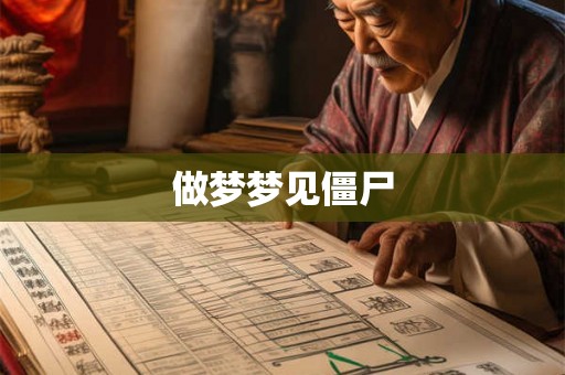 做梦梦见僵尸