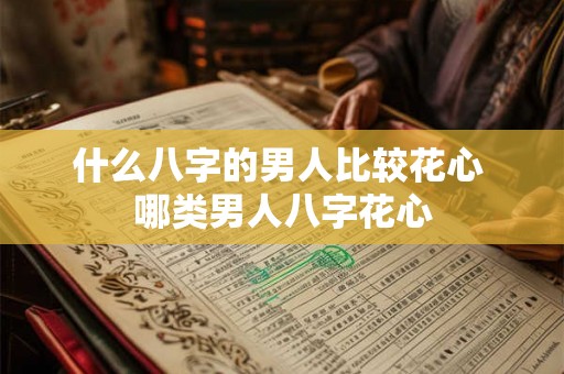 什么八字的男人比较花心 哪类男人八字花心