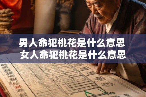 男人命犯桃花是什么意思 女人命犯桃花是什么意思 男人命犯桃花是什么意思 女人命犯桃花是什么意思