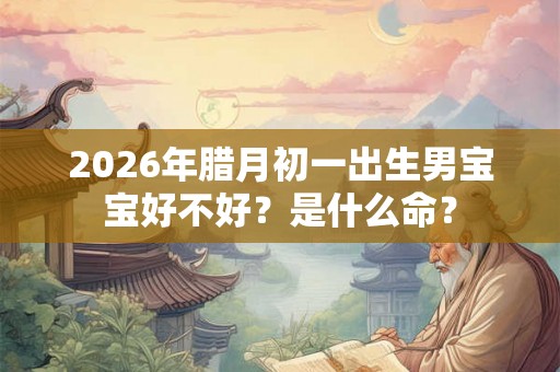 2026年腊月初一出生男宝宝好不好？是什么命？