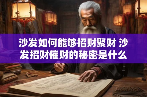 沙发如何能够招财聚财 沙发招财催财的秘密是什么
