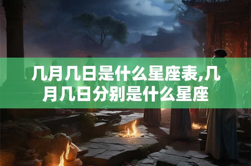 几月几日是什么星座表,几月几日分别是什么星座 几月几日是什么星座表,几月几日分别是什么星座