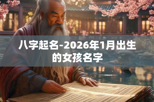八字起名-2026年1月出生的女孩名字 八字起名-2026年1月出生的女孩名字
