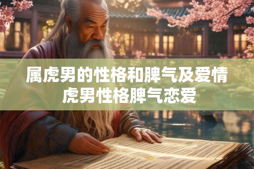 属虎男的性格和脾气及爱情 虎男性格脾气恋爱