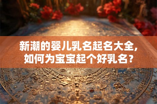 新潮的婴儿乳名起名大全,如何为宝宝起个好乳名？