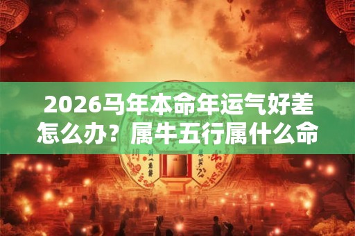 2026马年本命年运气好差怎么办？属牛五行属什么命？