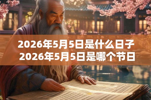 2026年5月5日是什么日子 2026年5月5日是哪个节日