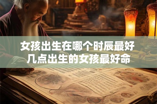 女孩出生在哪个时辰最好 几点出生的女孩最好命