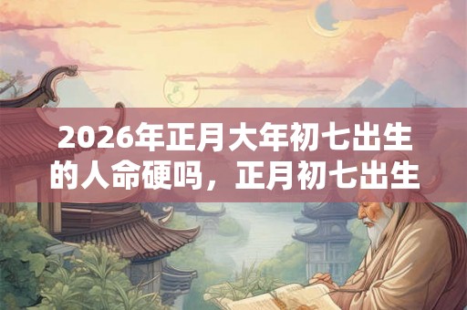 2026年正月大年初七出生的人命硬吗，正月初七出生婚姻好吗