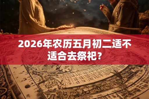 2026年农历五月初二适不适合去祭祀？