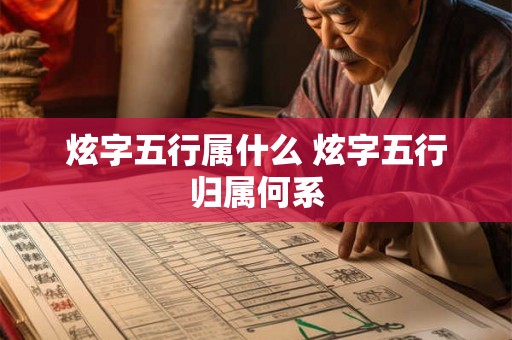 炫字五行属什么 炫字五行归属何系 炫字五行属什么 炫字五行归属何系