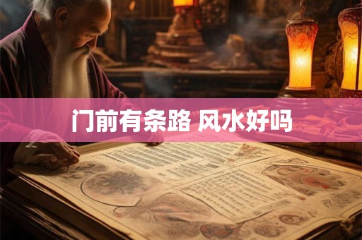 门前有条路 风水好吗