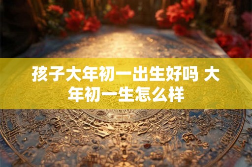 孩子大年初一出生好吗 大年初一生怎么样
