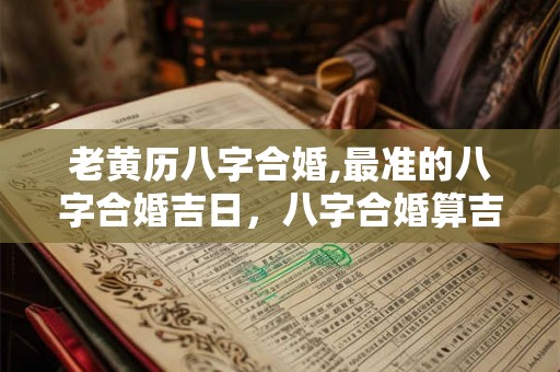 老黄历八字合婚,最准的八字合婚吉日,八字合婚算吉日 老黄历八字合婚,最准的八字合婚吉日,八字合婚算吉日