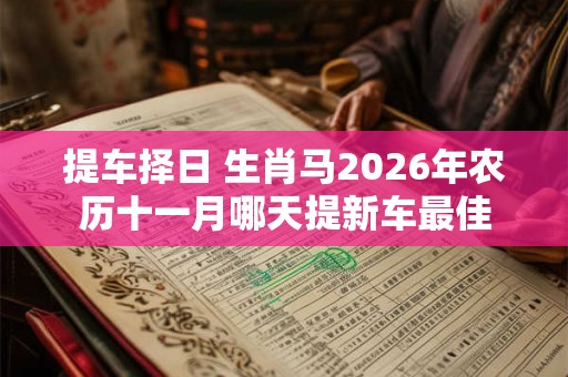 提车择日 生肖马2026年农历十一月哪天提新车最佳