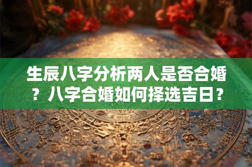 生辰八字分析两人是否合婚?八字合婚如何择选吉日? 生辰八字分析两人是否合婚?八字合婚如何择选吉日?