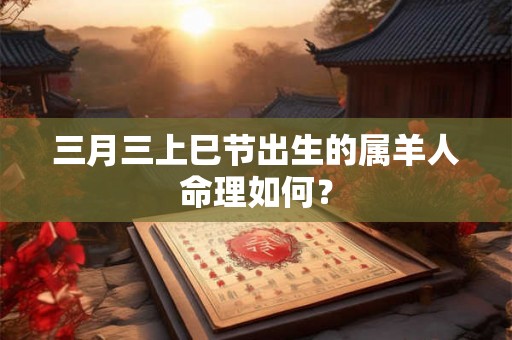 三月三上巳节出生的属羊人命理如何? 三月三上巳节出生的属羊人命理如何?