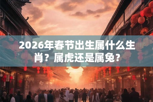 2026年春节出生属什么生肖？属虎还是属兔？