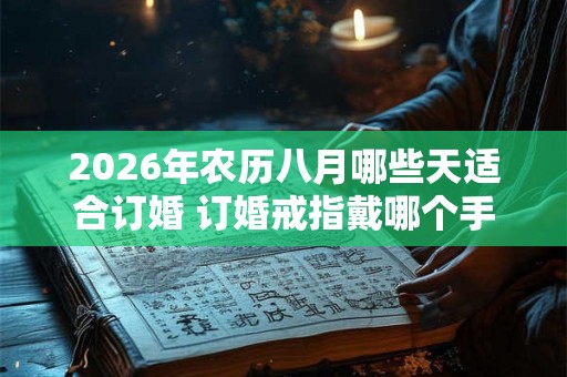 2026年农历八月哪些天适合订婚 订婚戒指戴哪个手指
