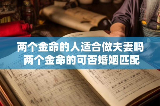 两个金命的人适合做夫妻吗 两个金命的可否婚姻匹配