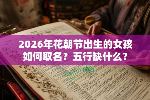 2026年花朝节出生的女孩如何取名？五行缺什么？