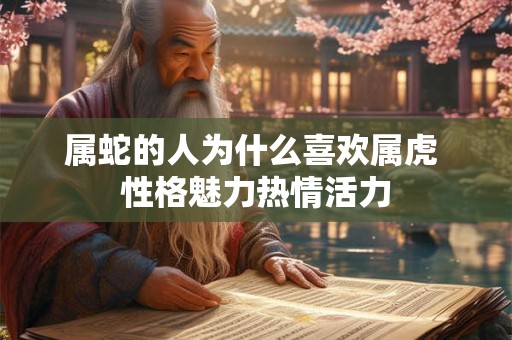 属蛇的人为什么喜欢属虎 性格魅力热情活力