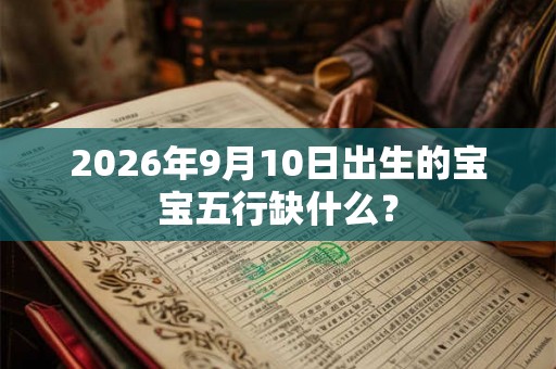 2026年9月10日出生的宝宝五行缺什么？