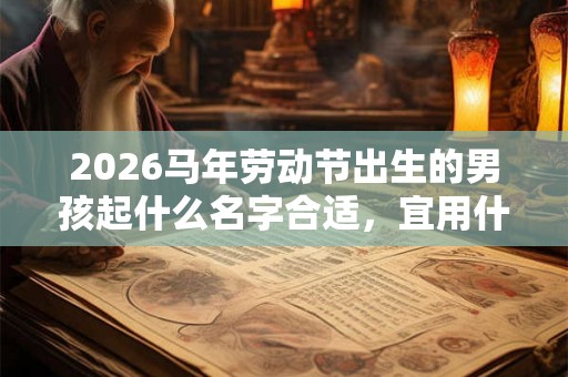 2026马年劳动节出生的男孩起什么名字合适，宜用什么字