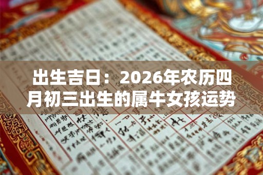 出生吉日：2026年农历四月初三出生的属牛女孩运势好不好