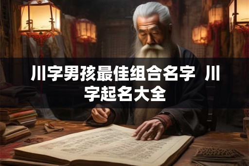 川字男孩最佳组合名字  川字起名大全