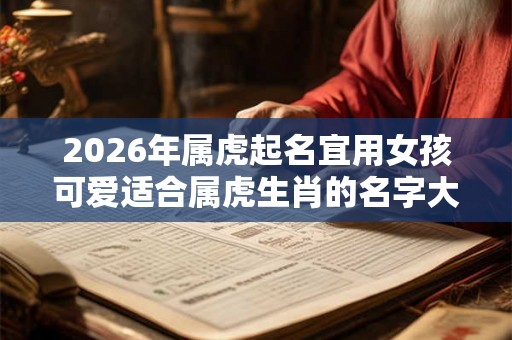 2026年属虎起名宜用女孩可爱适合属虎生肖的名字大全