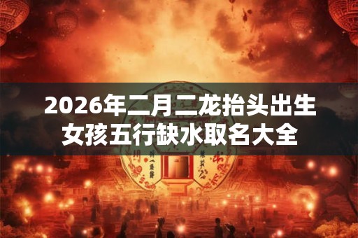 2026年二月二龙抬头出生女孩五行缺水取名大全