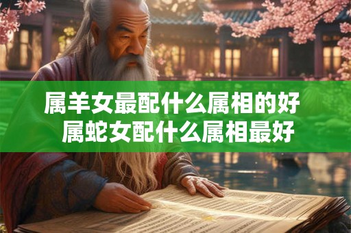 属羊女最配什么属相的好  属蛇女配什么属相最好