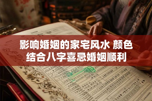 影响婚姻的家宅风水 颜色结合八字喜忌婚姻顺利