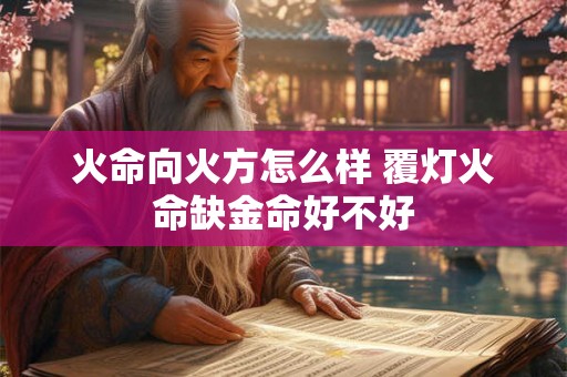 火命向火方怎么样 覆灯火命缺金命好不好 火命向火方怎么样 覆灯火命缺金命好不好