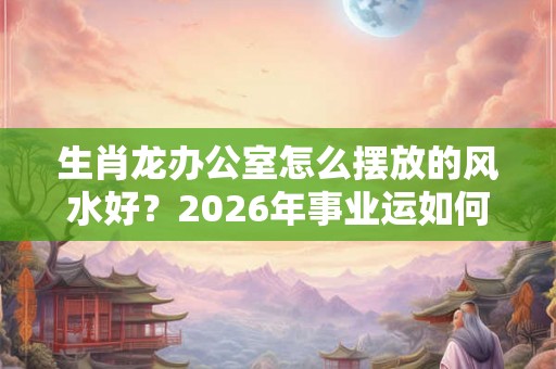 生肖龙办公室怎么摆放的风水好？2026年事业运如何？