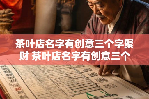 茶叶店名字有创意三个字聚财 茶叶店名字有创意三个字聚财的店名是否真的能带来财气