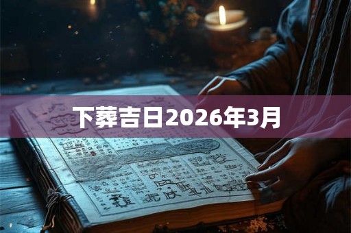 下葬吉日2026年3月