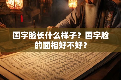 国字脸长什么样子？国字脸的面相好不好？