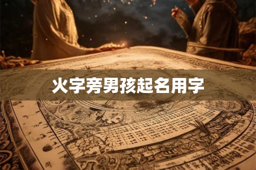 火字旁男孩起名用字