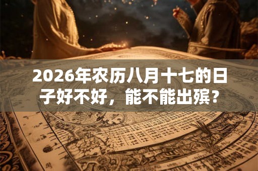 2026年农历八月十七的日子好不好，能不能出殡？